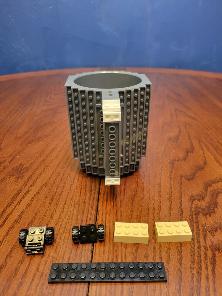 Thinkgeek Lego Build-On Mug/Cup Grey