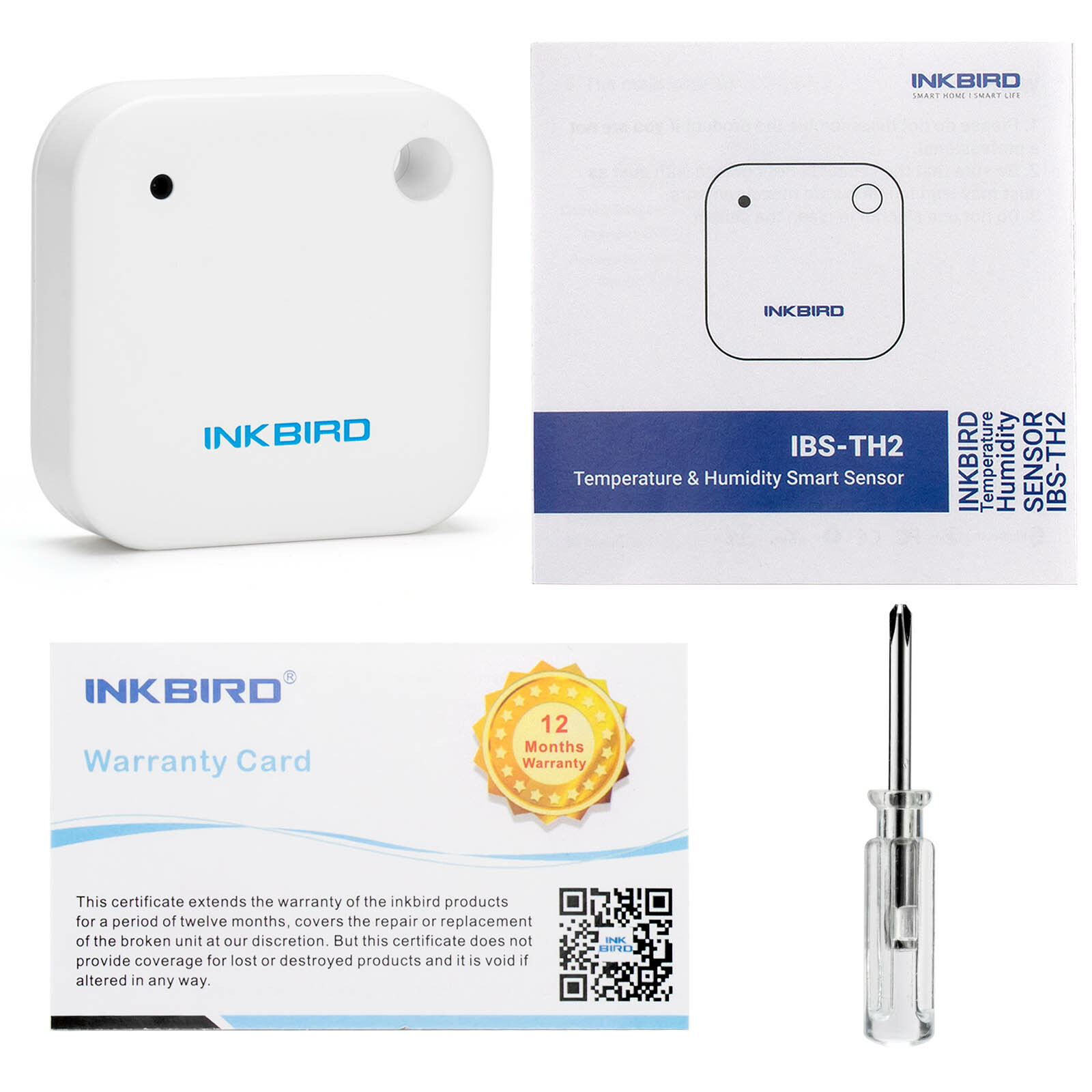 Inkbird Temperature Humidity Data Logger Bluetooth APP Wireless Temp Thermometer