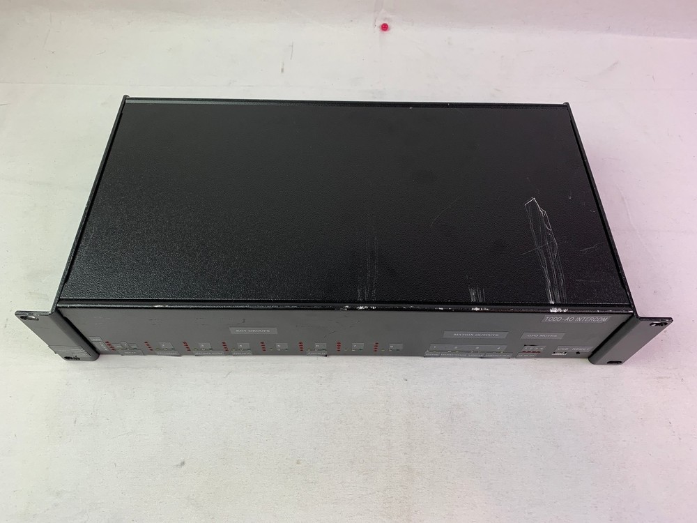 TODD-A0 Intercom Editor Talent Stage Console Remote Matrix Outputs GPO Mutes