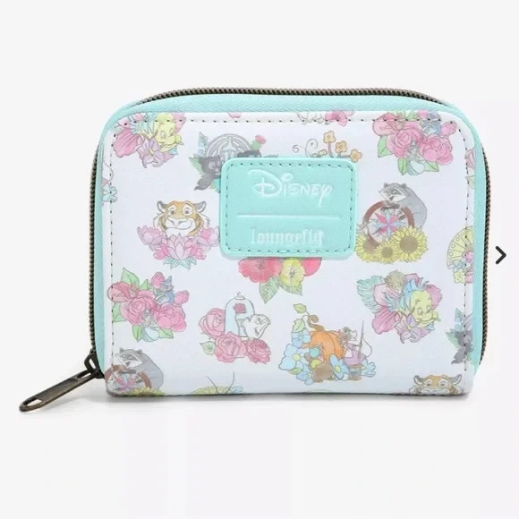 Loungefly Disney Sidekicks Mini Zip Wallet - NEW With Tags