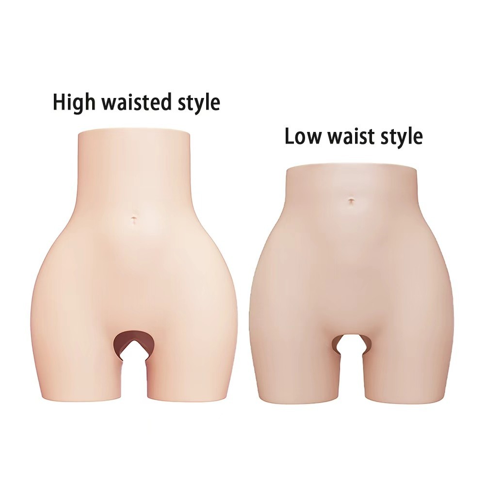 SilkEase Silicone Panty Plump Hip Open-Crotch Pants Butt Shapewear Crossdresser