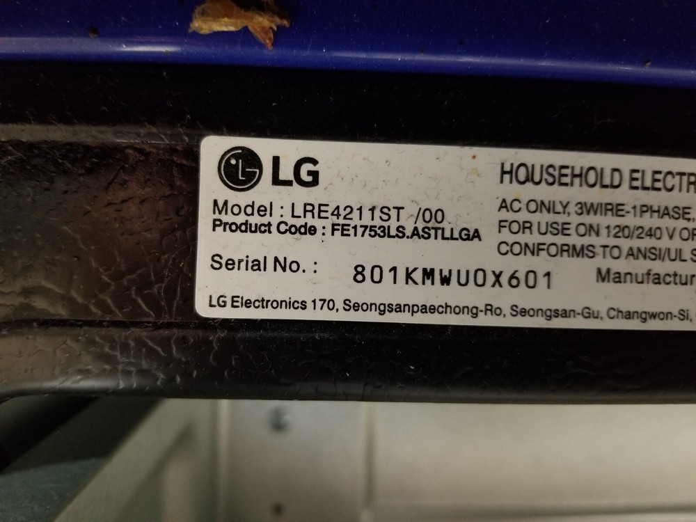 Genuine LG Range Oven, Relay Board # EBR80595403