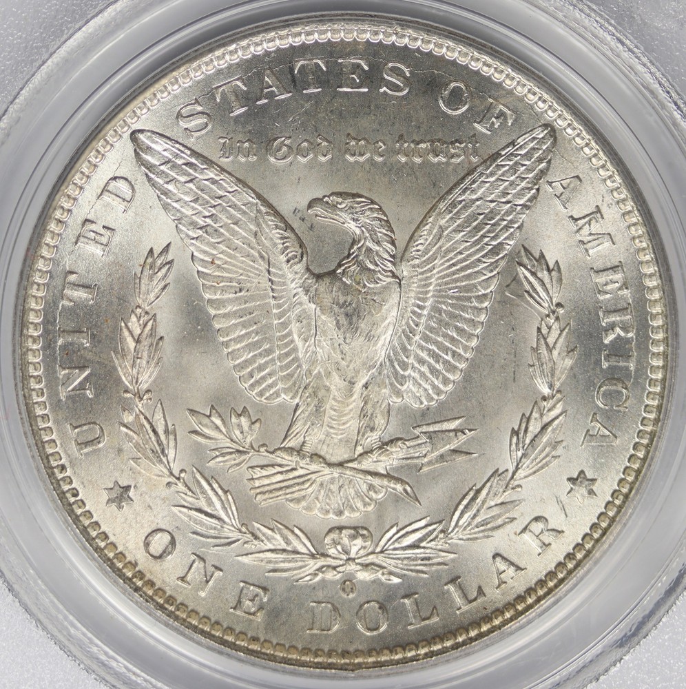 1884-O Morgan Silver Dollar $1 PCGS MS63