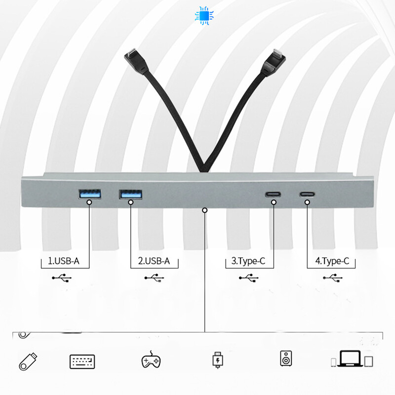USB Hub Docking Station Center Console Smart Sensor for Tesla Model 3 Model Y