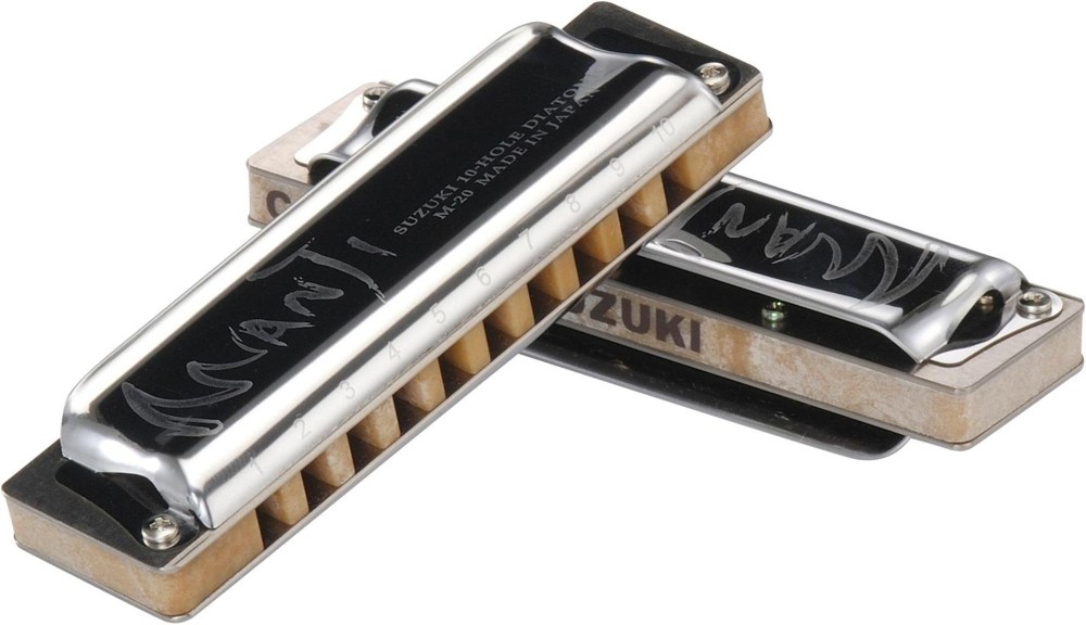 Suzuki M20 Manji 10-Hole Harmonica LC