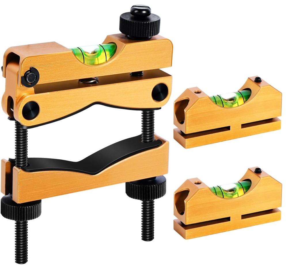 Scope Leveling Kit, Professional Level Universal Mounting Gold
