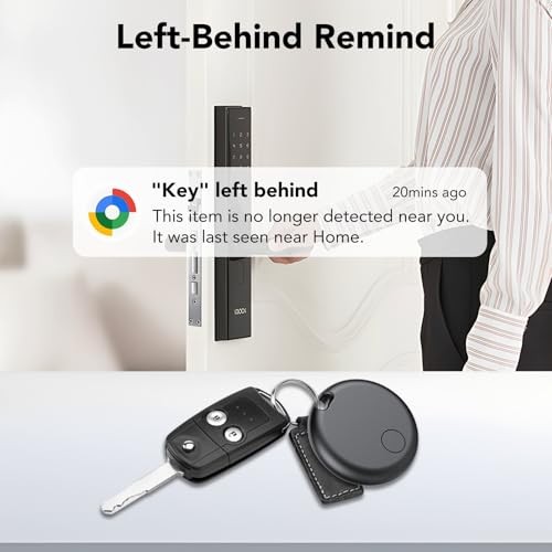 Air Tracker Tag for Android 4 Pack(NOT iOS or Huawei), 2 White&2 Black