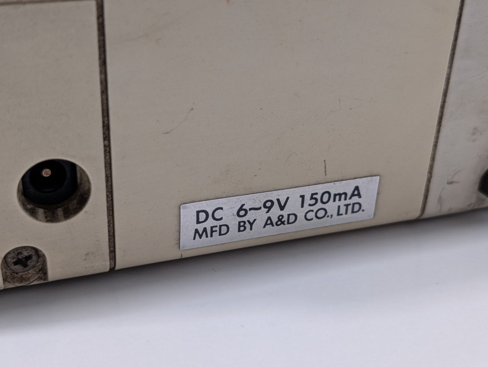 A & D Co. AD-4326A Simple Weighing Indicator Digital Control w/ AC Adapter Plug