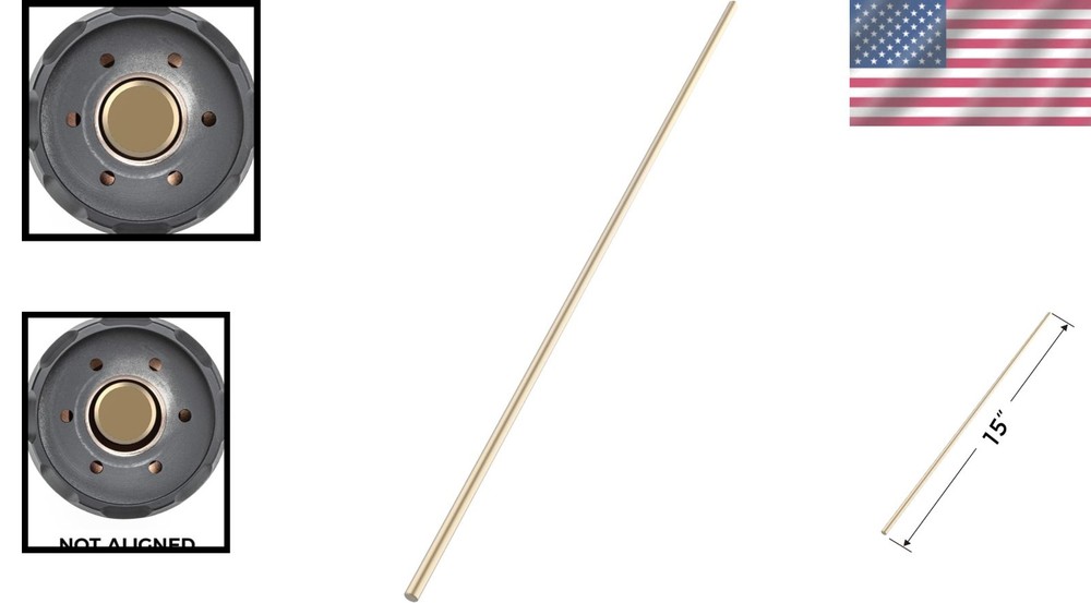 Durable Bronze Bore Alignment Tool - Polished for Exact Alignment Confirmation