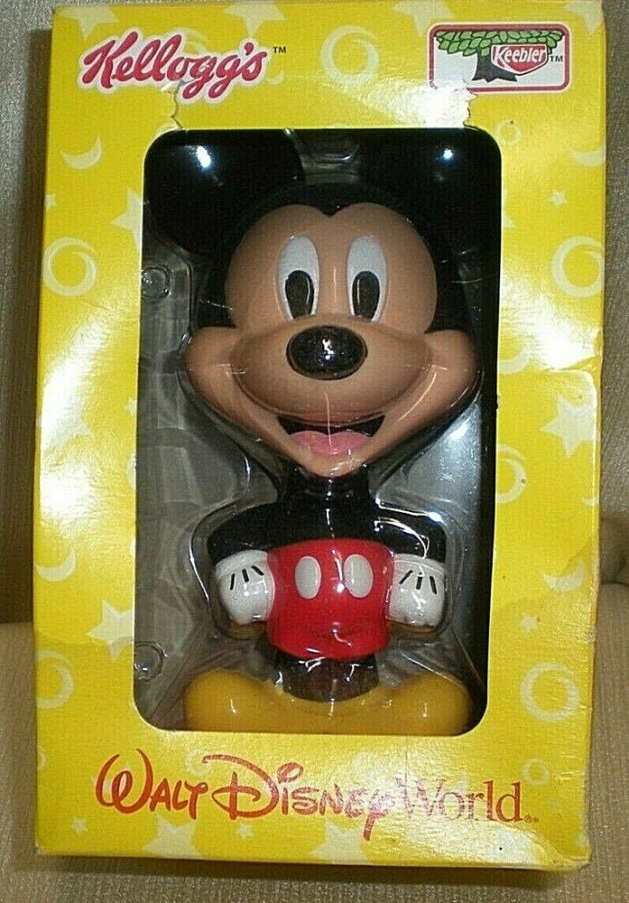 2002 Kellogg's Walt Disney MICKEY MOUSE Bobblehead Keebler