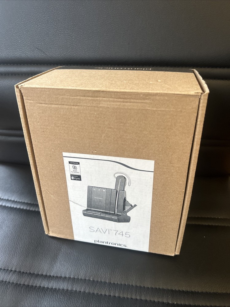 Plantronics Headset Multi Device Wireless System Savi 745 Untested Turns On