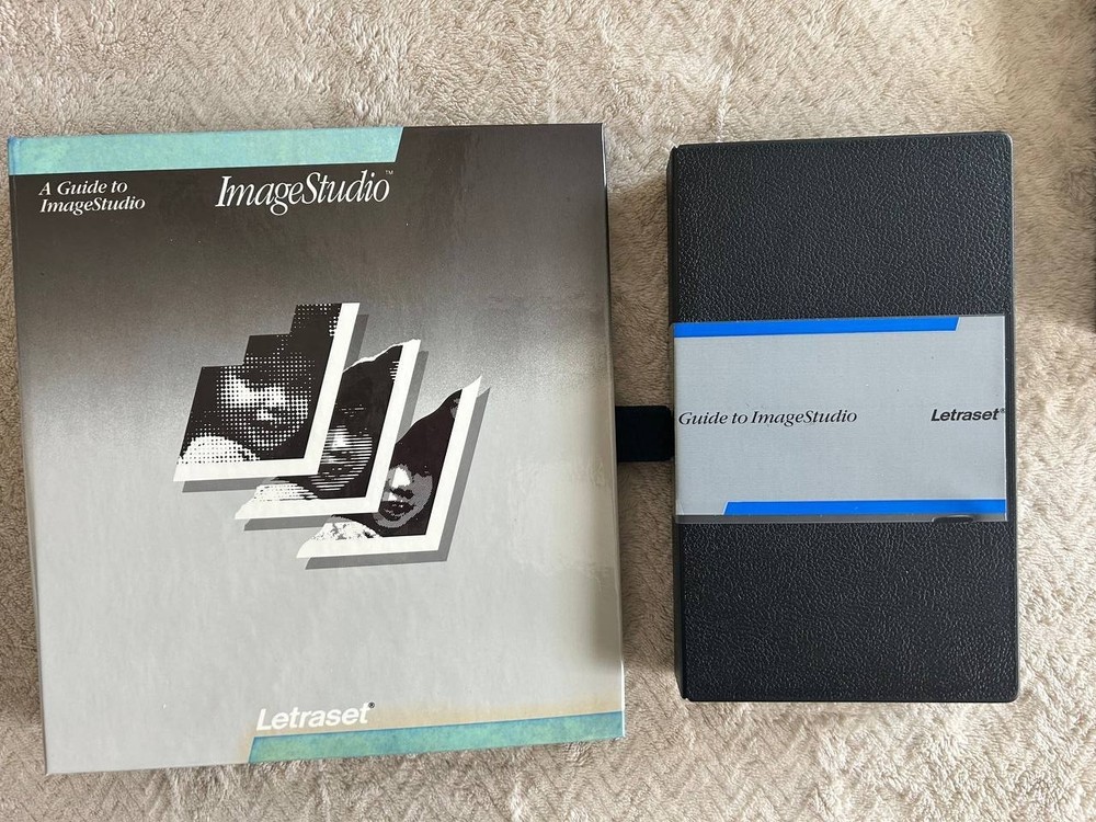 ImageStudio Letraset. Vintage software for Apple Macintosh