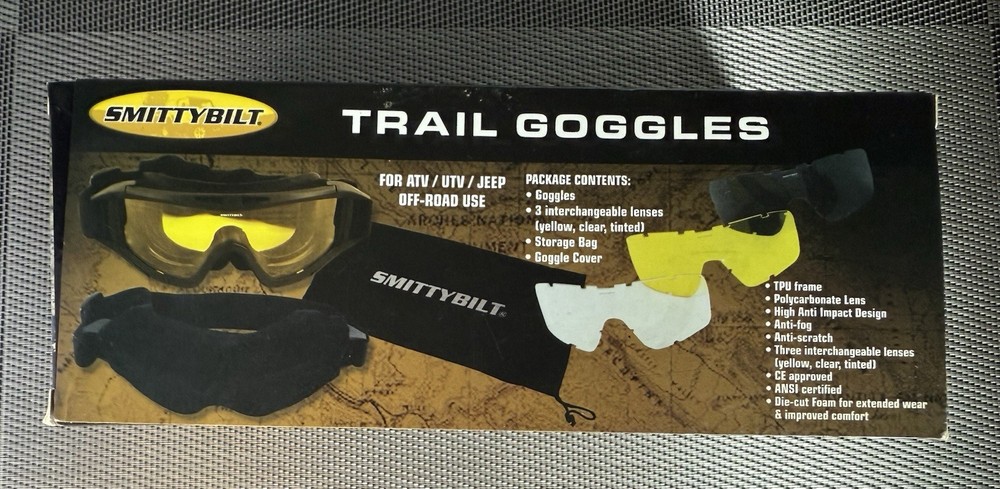 Smittybilt Trail Goggles; 1504