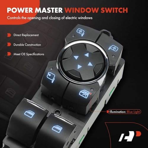 Master Power Window Switch Compatible with Ford Explorer 2016-2019