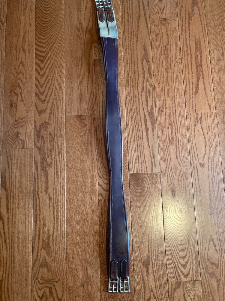 46" leather girth