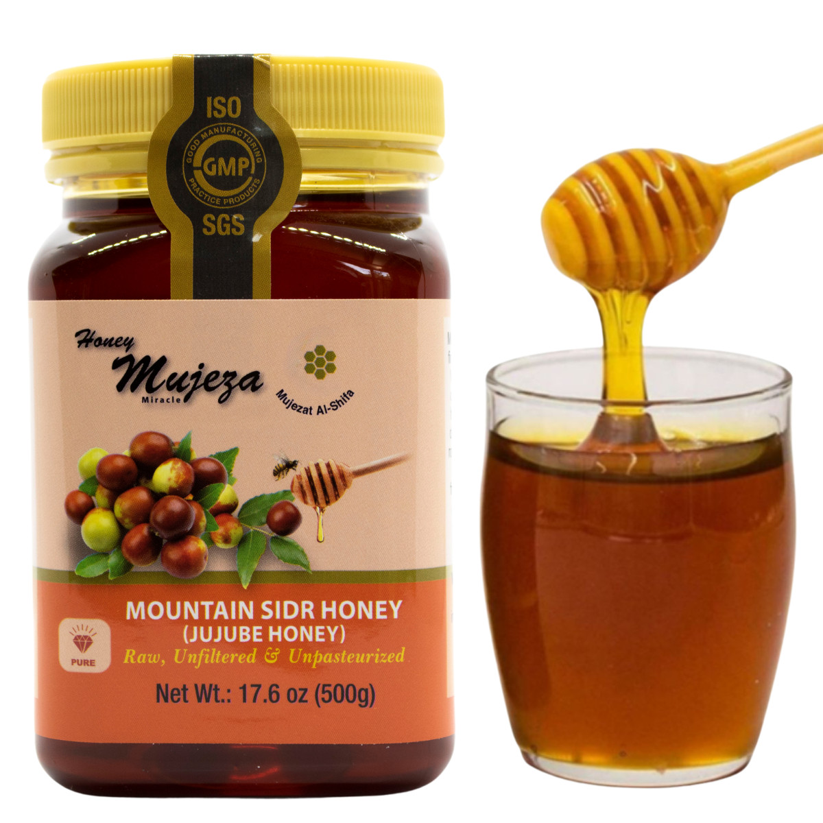 Authentic Mountain Sidr Honey -عسل سدر جبلي أصلي - Natural Pure Honey