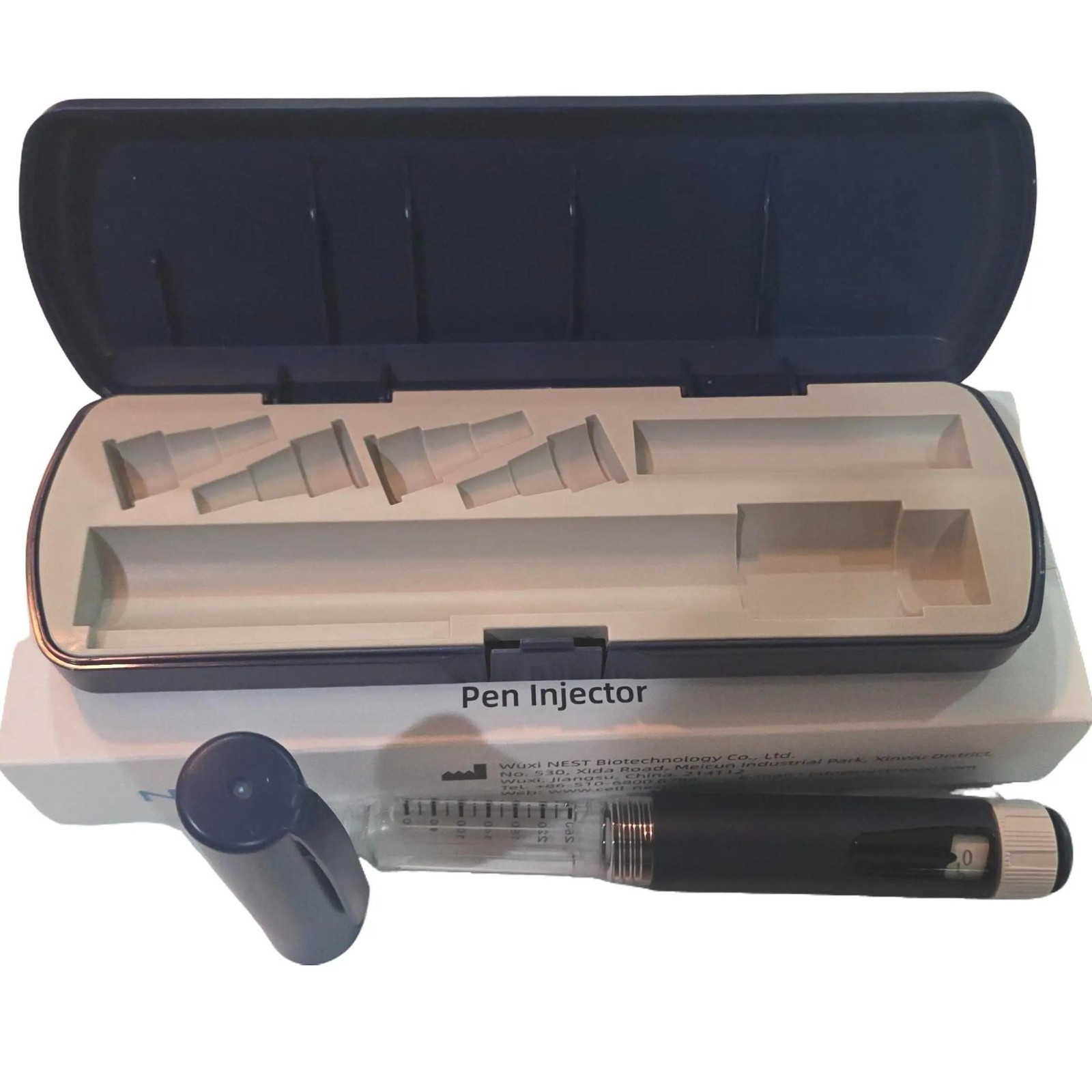 NEST Reusable Peptide Injection Pen | FDA 510K Cleared & Certified | 0-60 IU