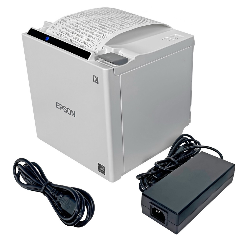Epson TM-M30 М335А POS Compact Direct Thermal Receipt Printer LAN USB White