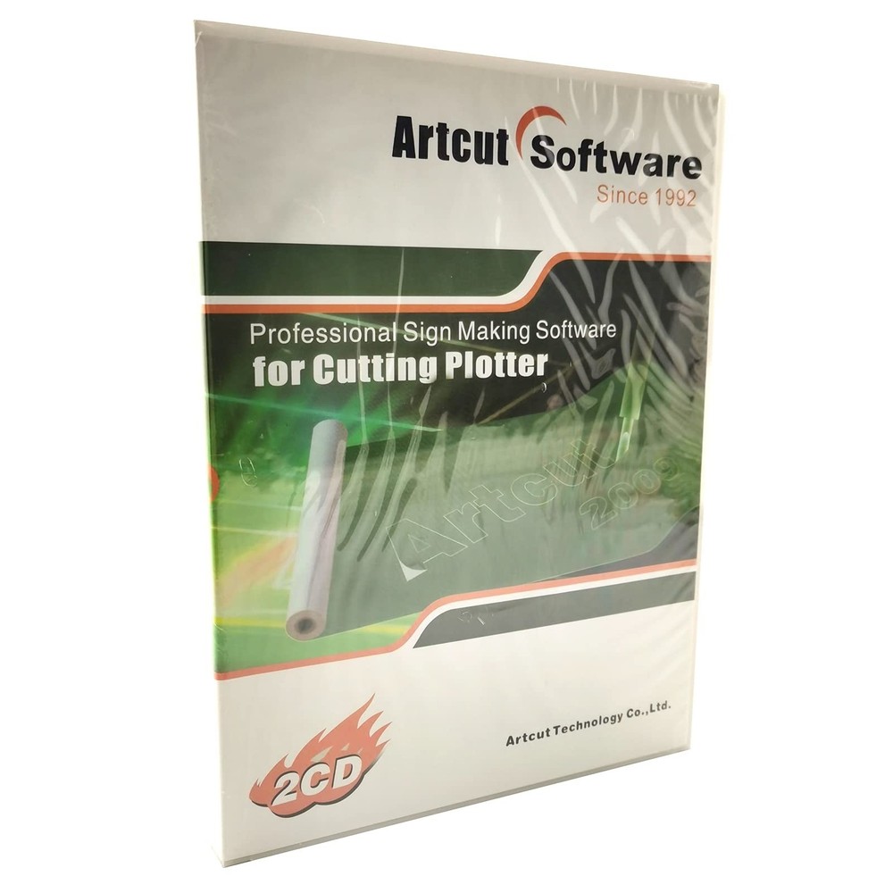 ARTCUT 2009 Pro Software for Sign Vinyl Plotter Cutter Cutting Plotter 9 Lang...