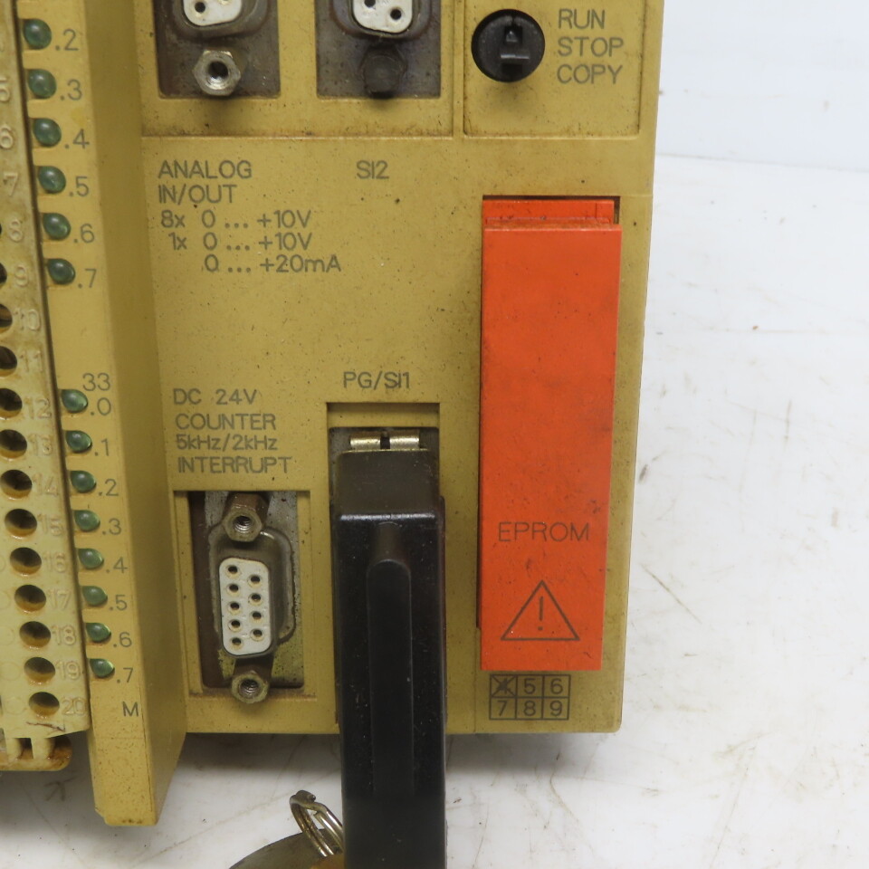 Siemens 6ES5 103-8MA01 Simatic S5-95U CPU Processor 24VDC Input 1A