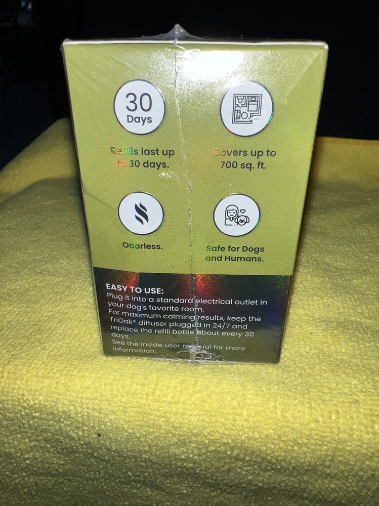 TriOak Dog Calming Pheromone Diffuser 2 in 1 Dog Calming Starter Kit Diffuser...
