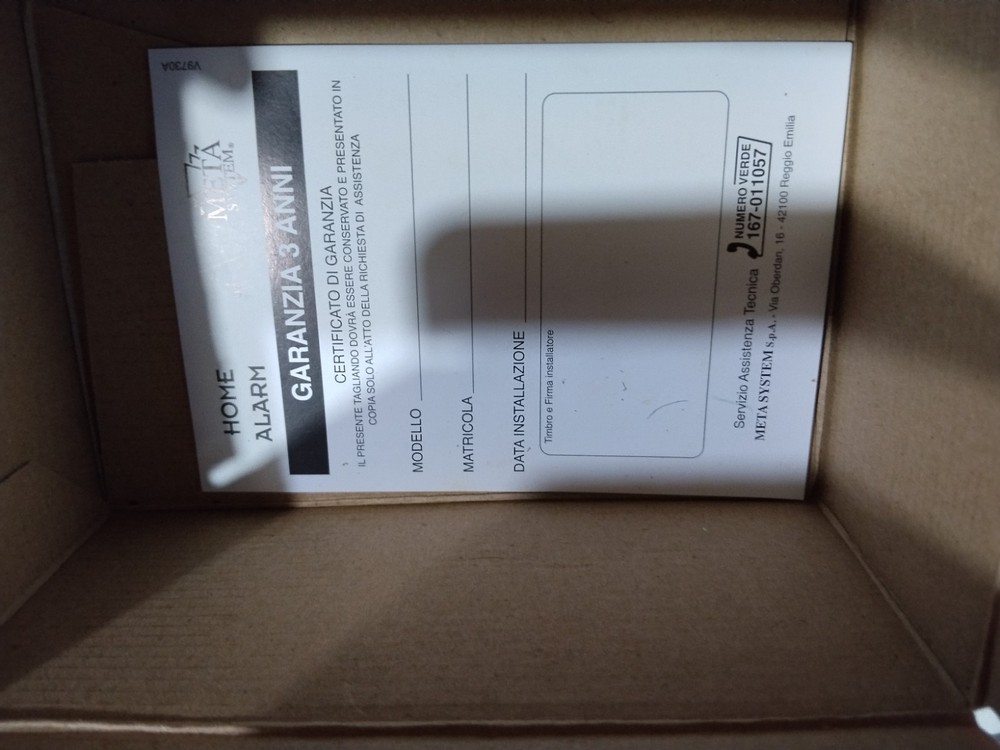 Meta System Home Alarm