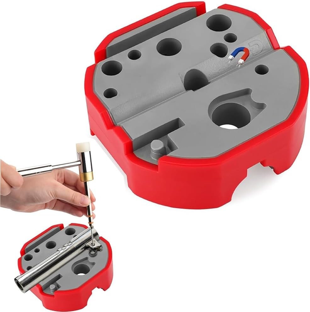 4-Inch Magnetic Universal Bench Block - Non-Marring Tool for Precision Work