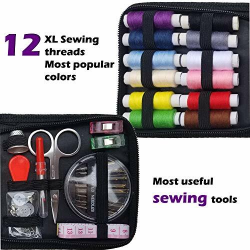 Sewing Kit For Adults Kids Beginner Friendly Set W/ Multicolor Thread Needles