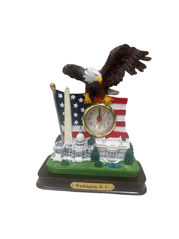 Washington, D. C. Large Eagle Statue Clock