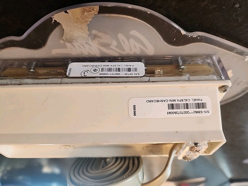 Control Panel, Cal Spas, Mini Dash