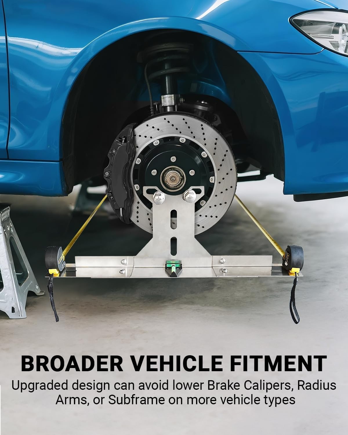 Heavy Duty Wheel Alignment Tool Kit with Tape Measures, Upgraded Stainless Steel