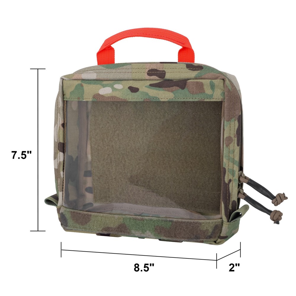 KRYDEX Clear Top Insert Cube Organizer Hook Back Packing Travel Backpack Large