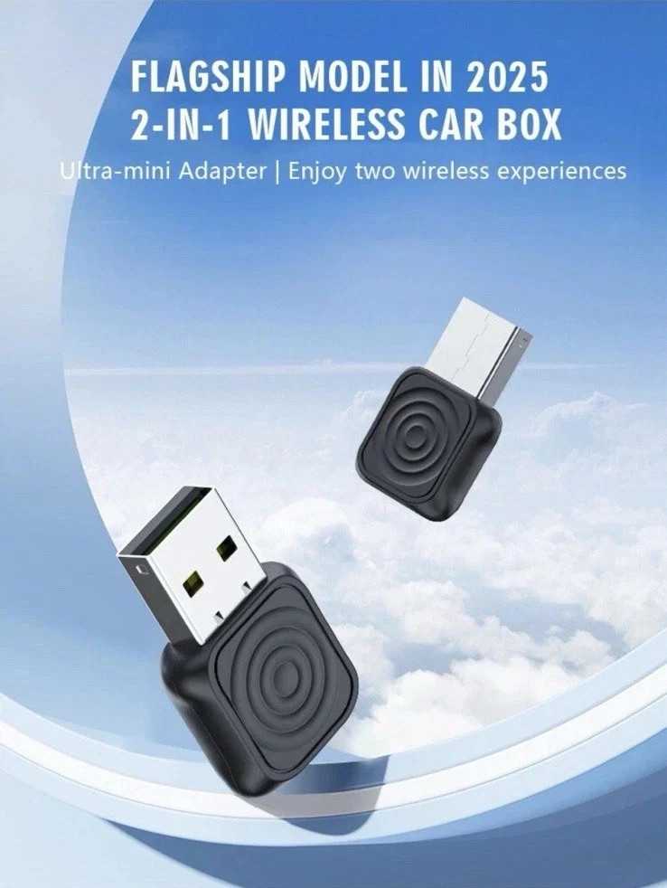 5.0 MINI Ultra Wireless CarPlay Android Auto Adapter Auto ConnectionVK