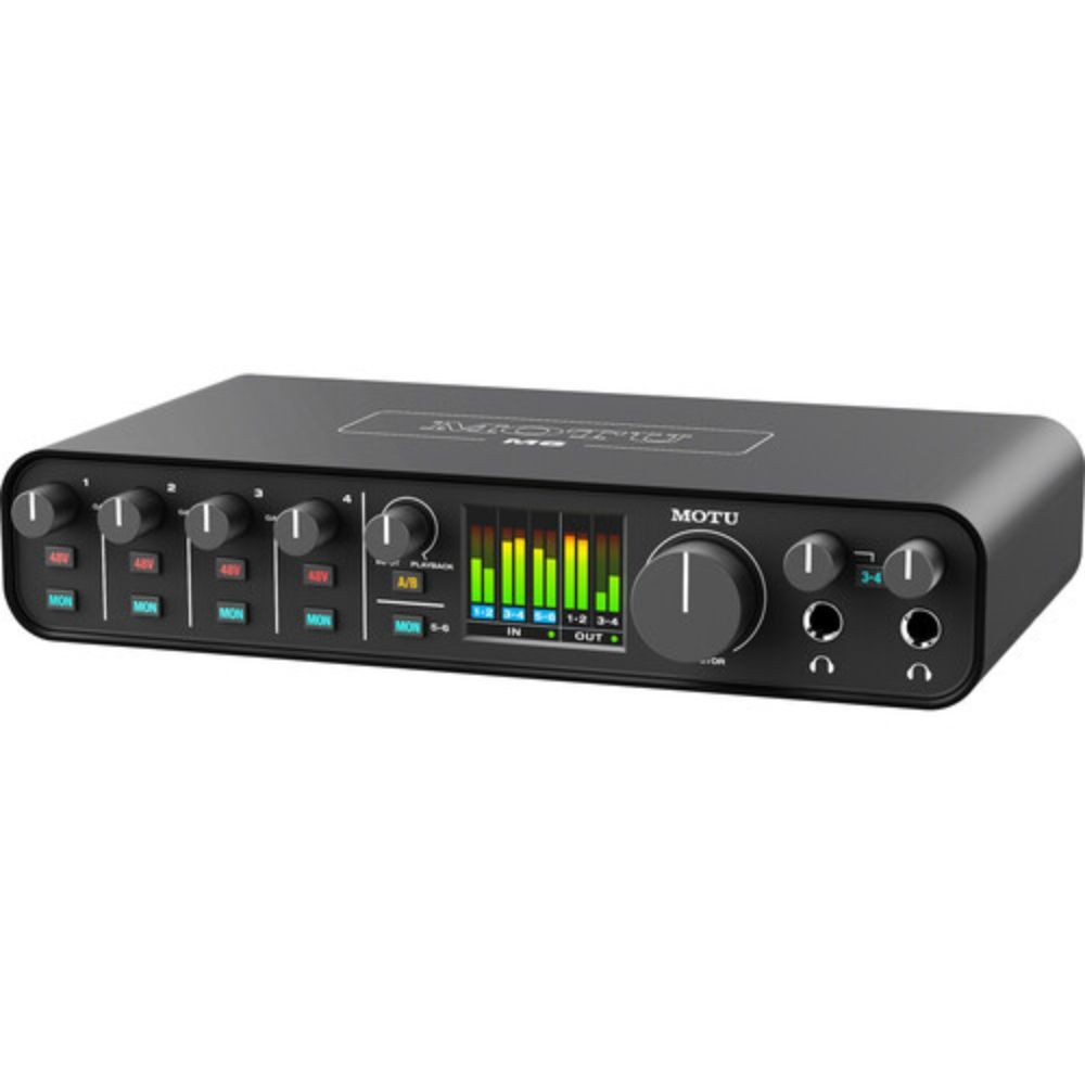 MOTU M6 Desktop 6x4 USB-C Audio-MIDI Interface