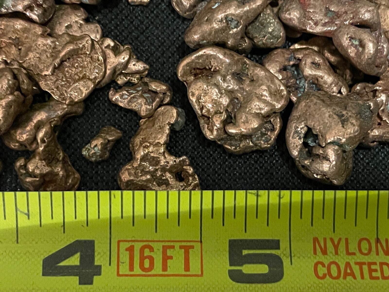 1 Pound of 1/4" to 3/8" Tumbled Copper Nuggets Natural Michigan Native Cu Ore