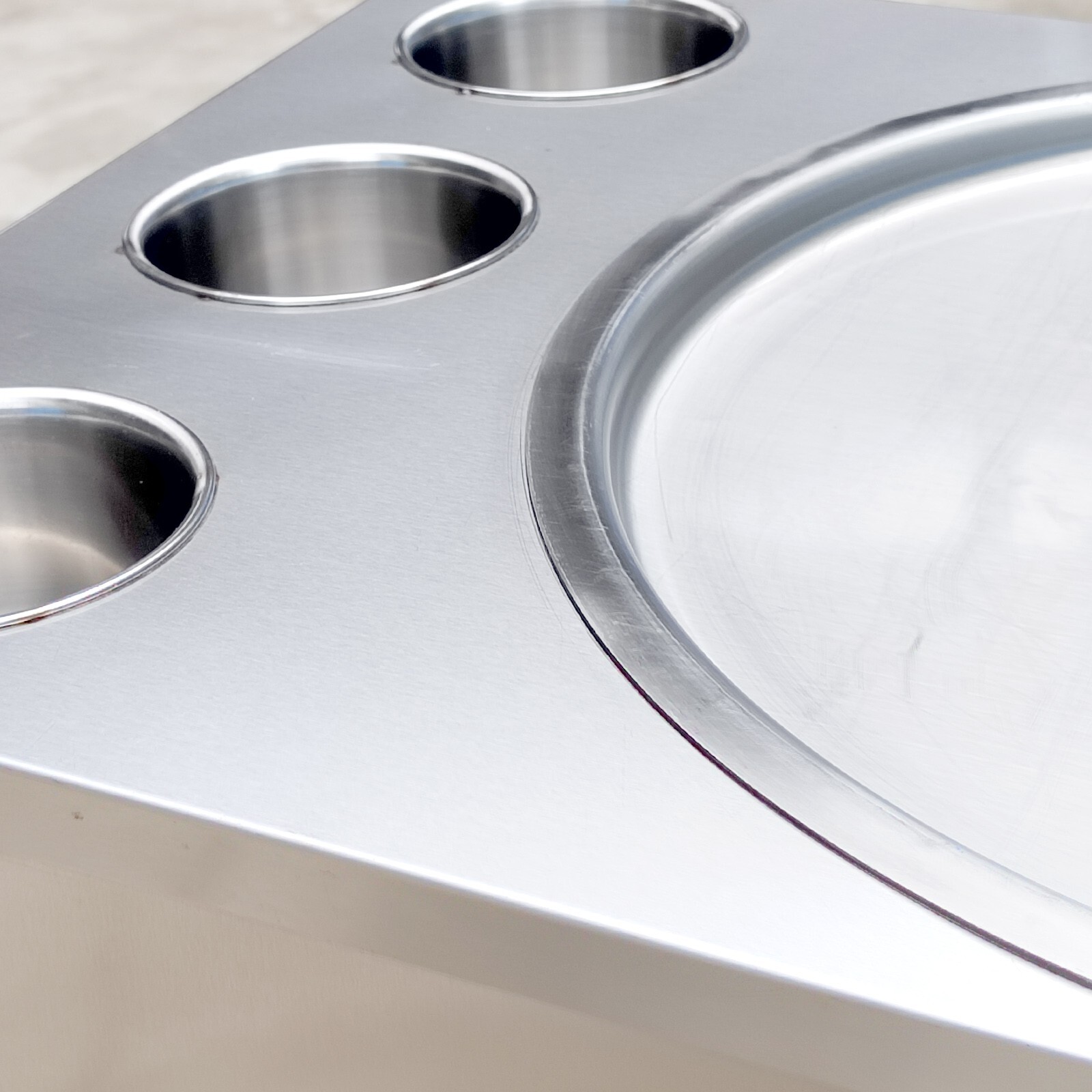 Kolice Commercial countertop rolled ice cream machine for food truck trailer