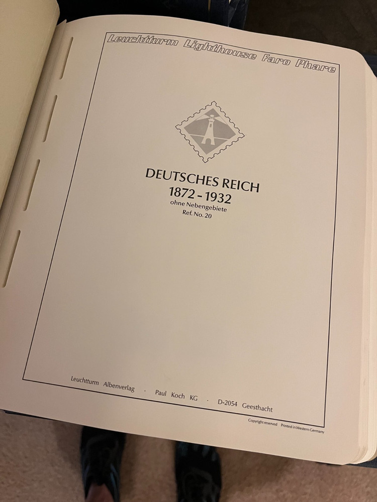 Stamp Album Set - Deutschland/Germany - Leuchtturm/Lighthouse - Mint Condition