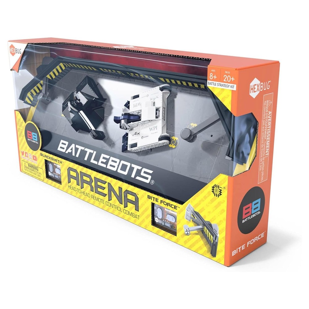 Hexbug Battlebots Arena, Bite Force And Blacksmith, For Ages 8+