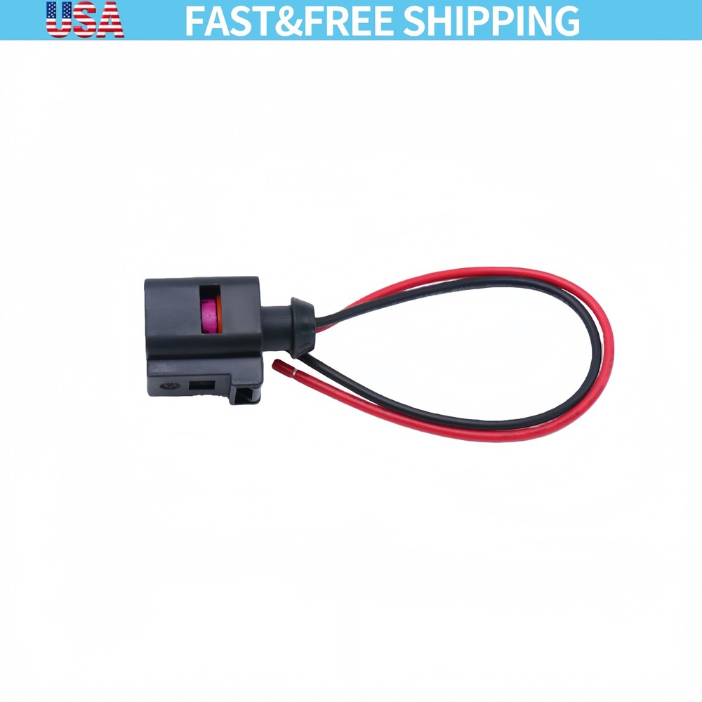 Engine Coolant Temperature Sensor & Connector For Volkswagen 02-17 Jetta & Audi