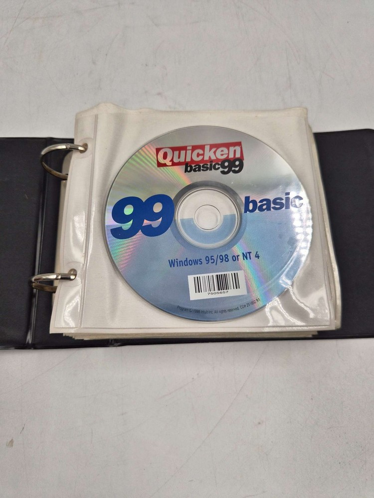 Gateway Software Storage Binder Microsoft Windows 98 WordPerfect 8 Used