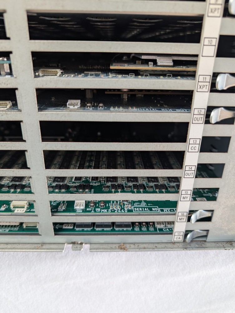 Sony MVS-8000A Multi-Format Switcher Frame – 51 Inputs, 24 Outputs