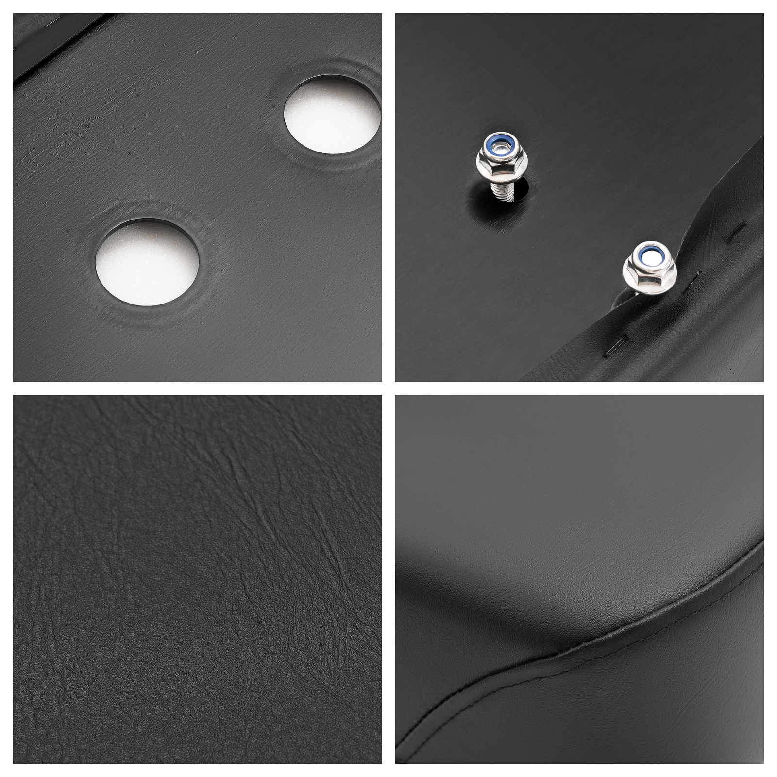 Black Seat Cushion Cover Plastic & Sponge For Kawasaki Mule 4x4 3010, 4000, 4010