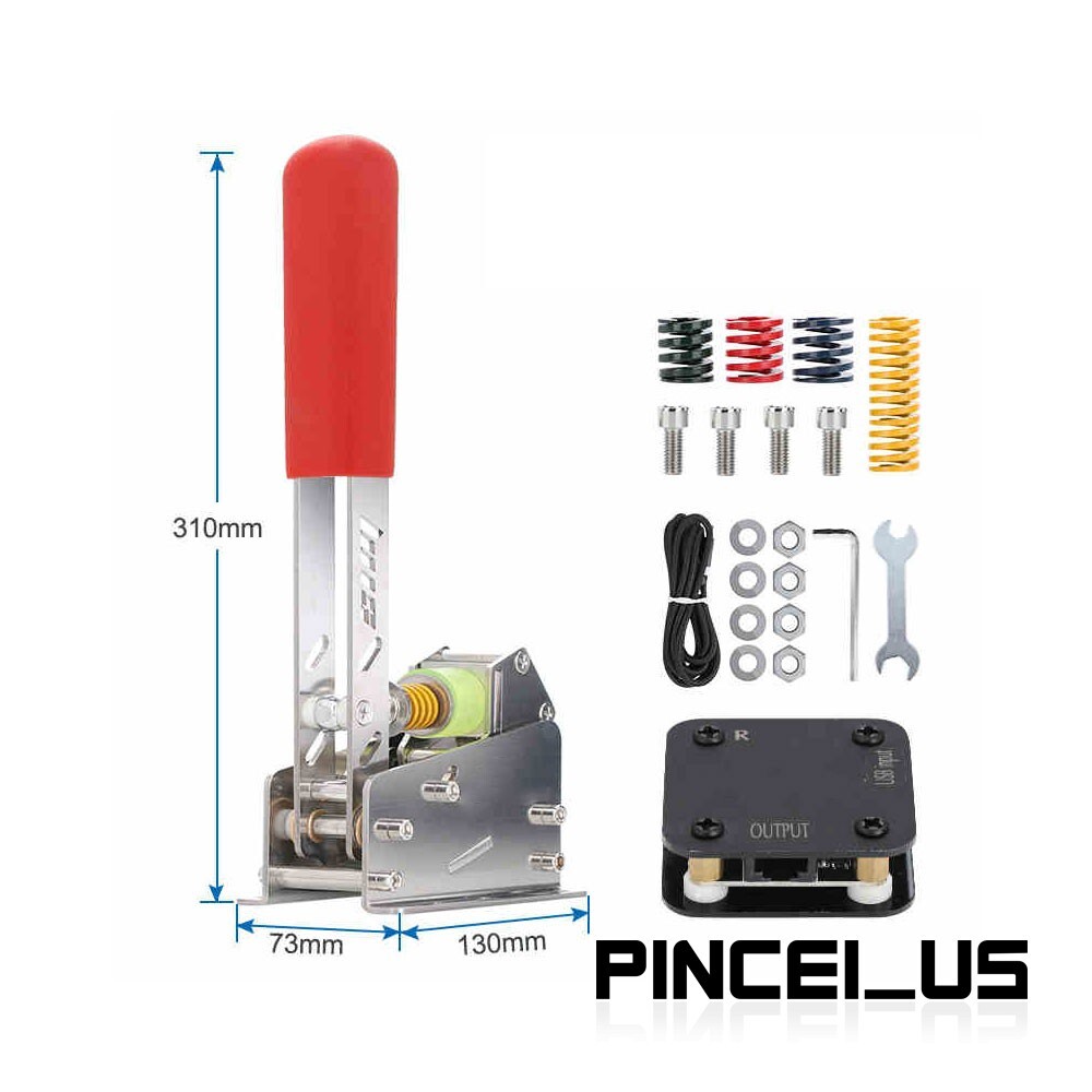 Silvery 01 Version Racing Game Simulator Handbrake PC-USB Pressure SIM