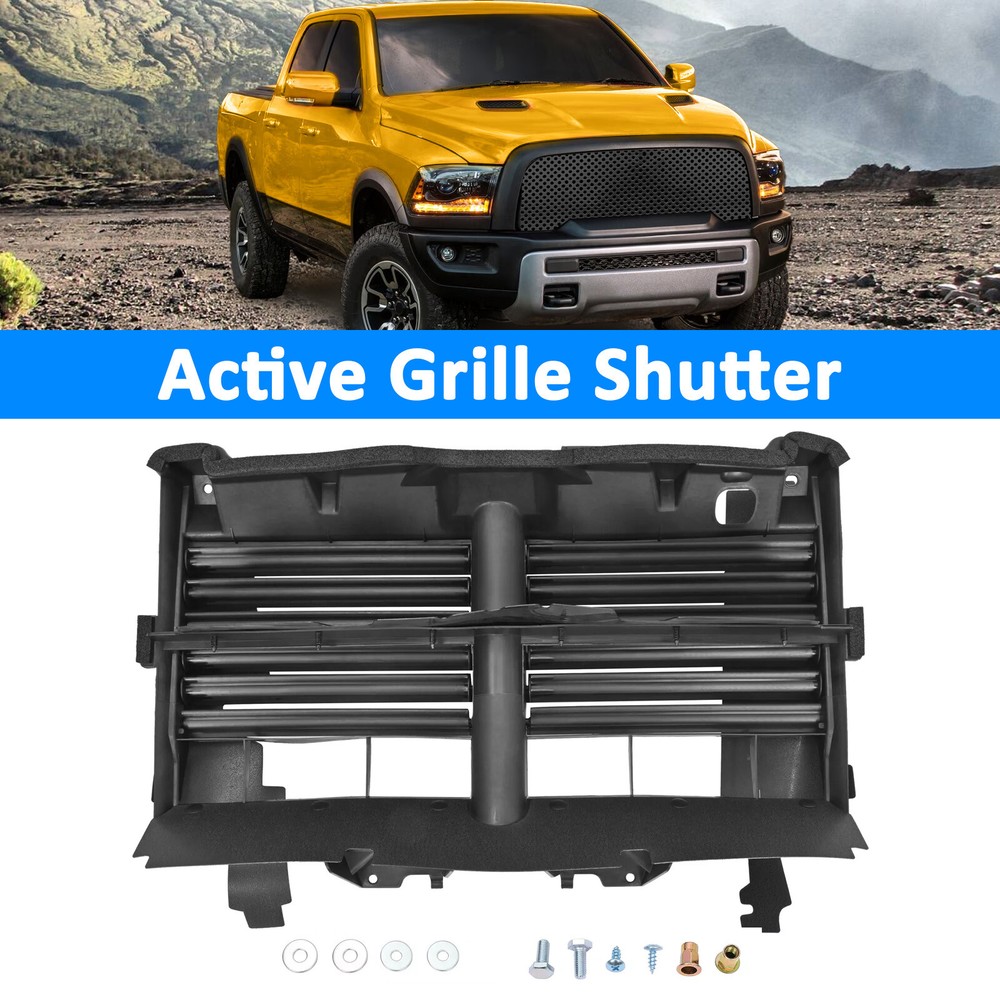 Radiator Active Grille Shutter For 2013-2018 Dodge Ram 1500 W/O Motor 68302660AA