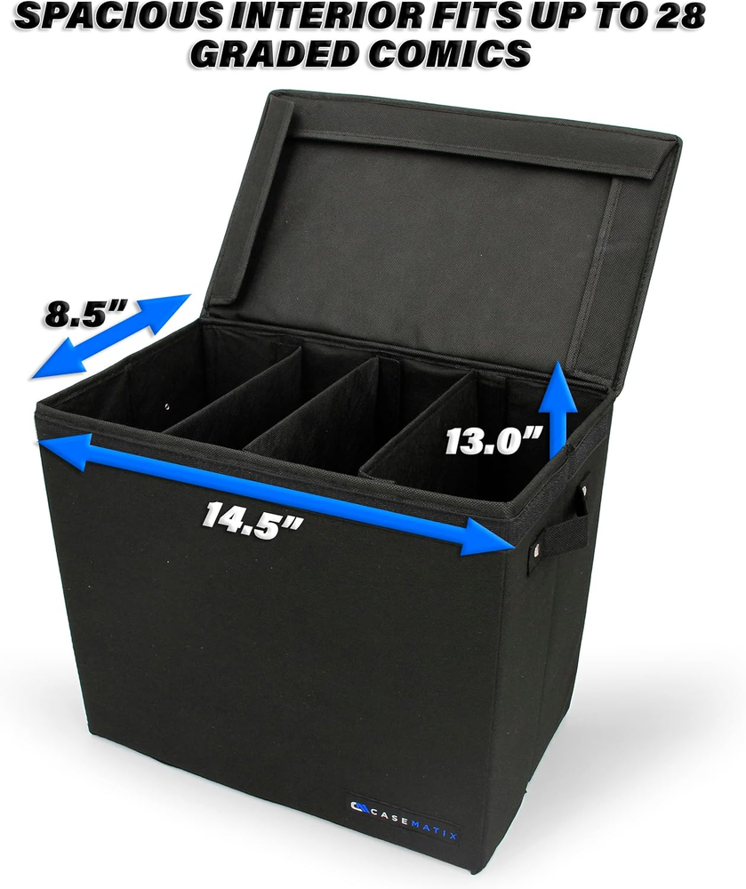 Graded Comic Book Storage Case Fits up to 28 CGC Graded Comics