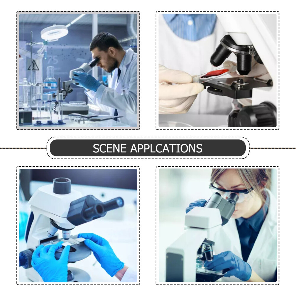 100pcs Slide Storage Boxes Individual Microscope Slide Holder Slide Boxes
