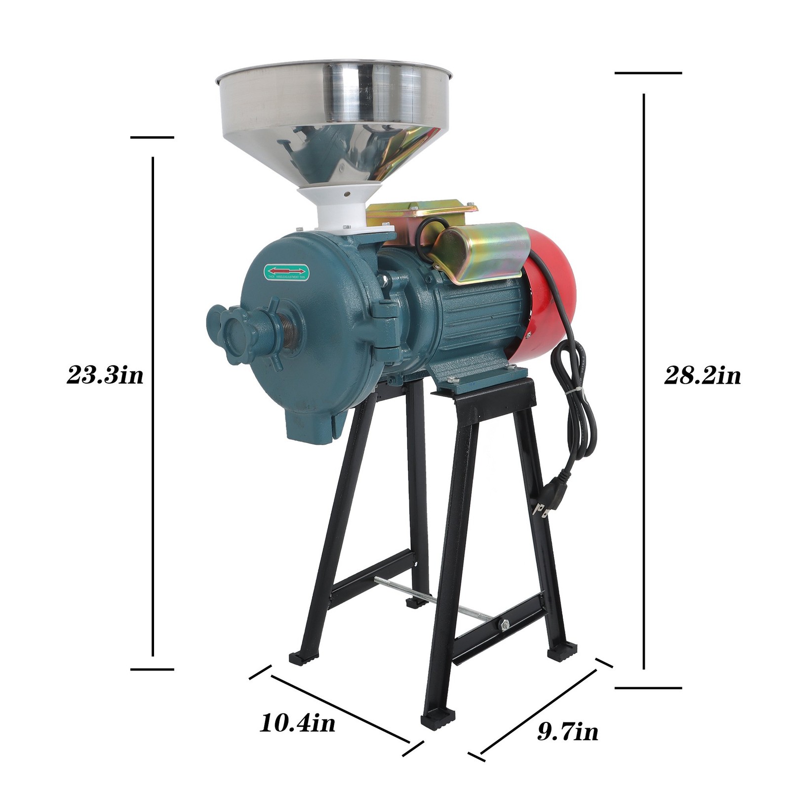 For Corn Wheat Feed Flour Grain Mill 3000W 110V Electric Grinder Grain Mill US