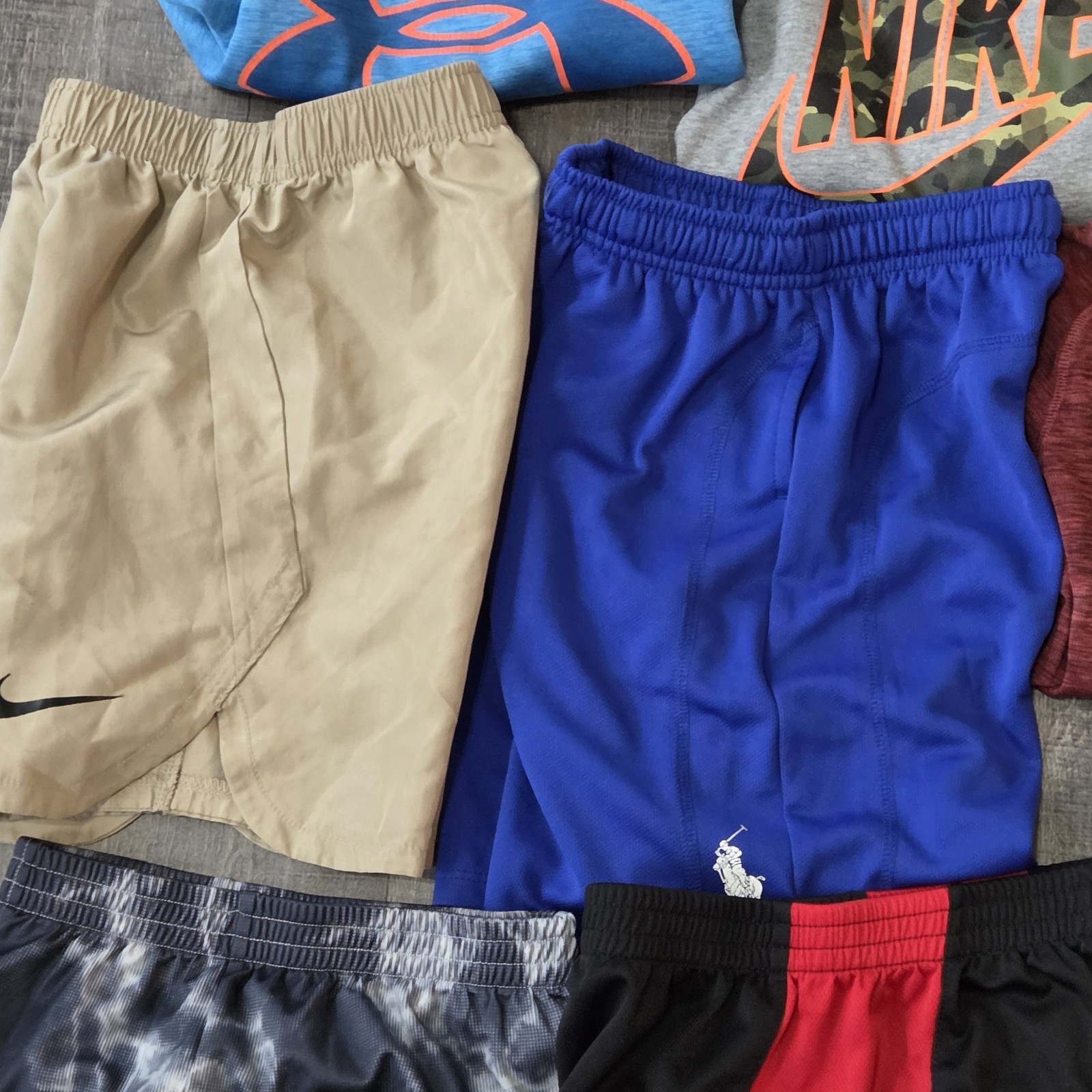 Nike, Under Armour & Adidas Boys Size 7 Clothing Lot, 21-Pc