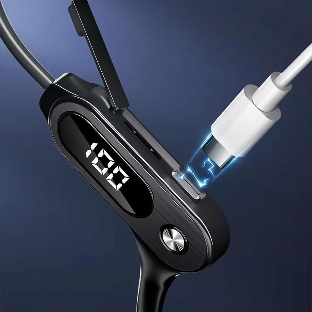 88 Hours Wireless Bluetooth 5.3 Bone Conduction Headphones Exercise 30 days