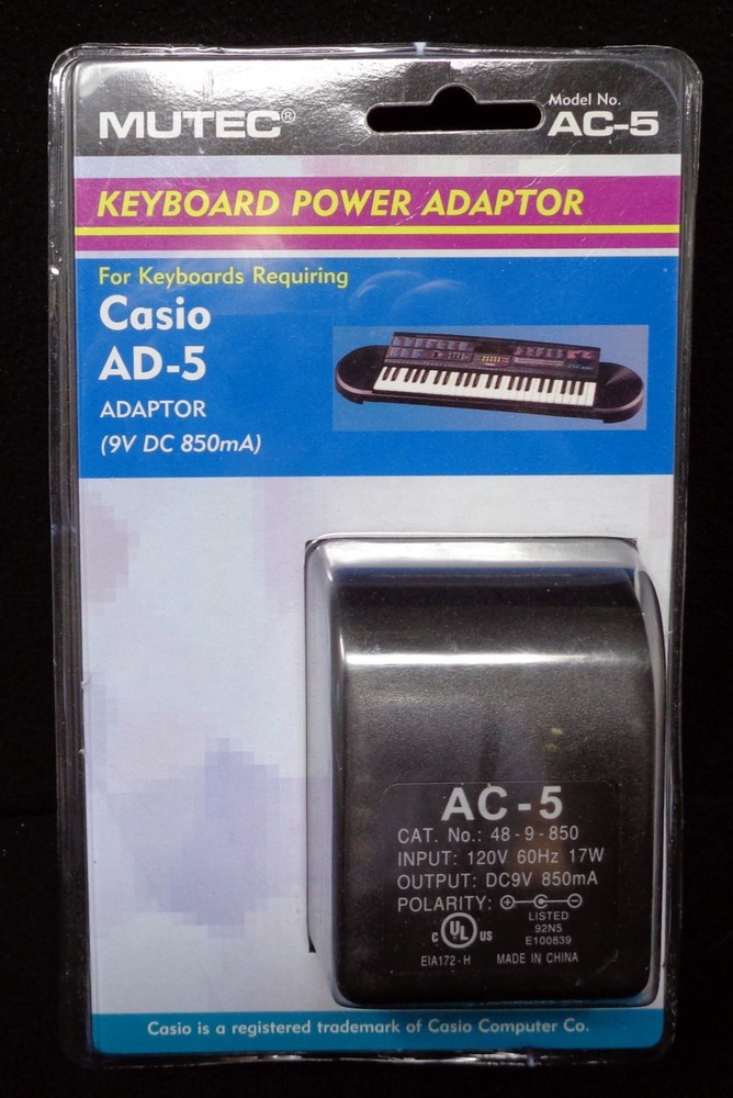 MUTEC Keyboard Power Adapter #AC-5 (NEW)